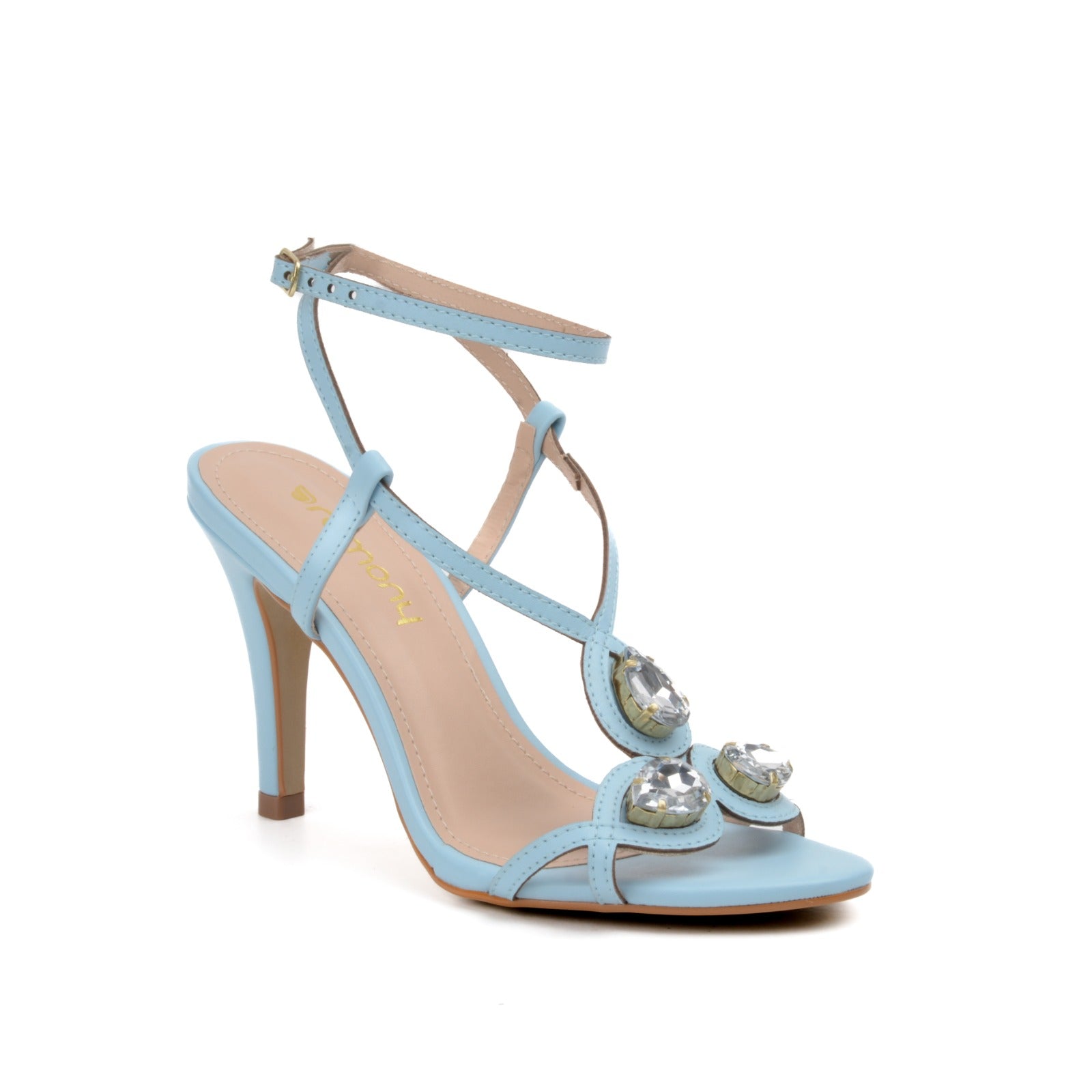 sandales a talon bleu bébé